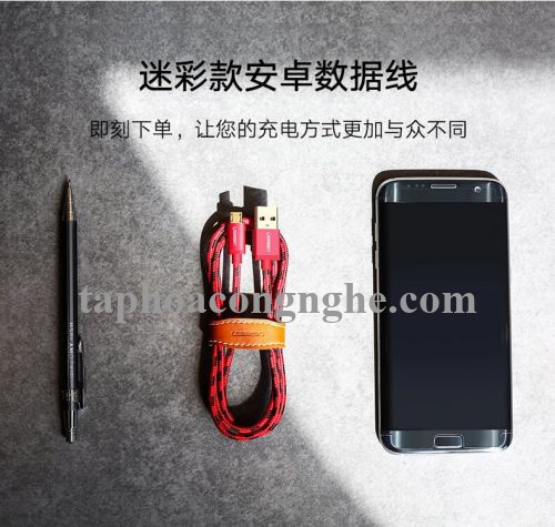 Ugreen 40456 0.5M màu Đỏ Cáp sạc truyền dữ liệu USB 2.0 sang MICRO USB dây bọc lưới US246 30040456